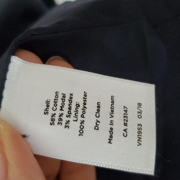 Talbots Women's Blazer Jacket Navy Blue sz 4 - Picture 12 of 12